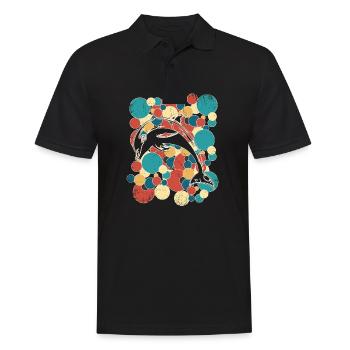 Dauphins Dauphins Mammifères marins - Polo Homme - noir - Devant - Kai (181cm)