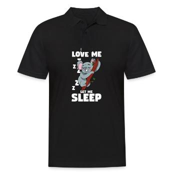 Koala - Men's Polo Shirt - black - Front - Kai (181cm)