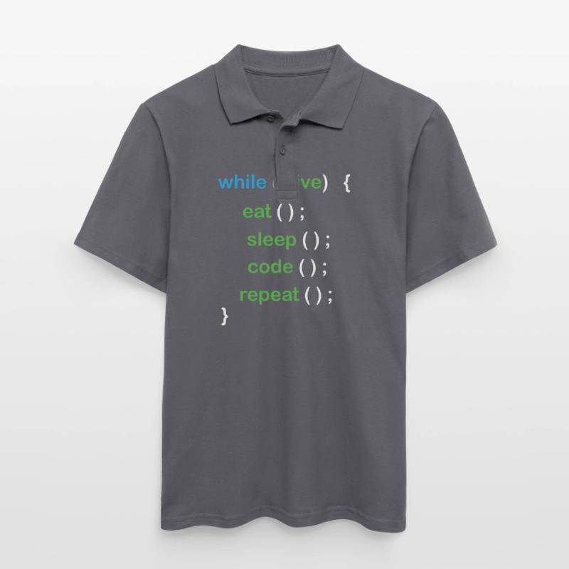 Développeur de logiciels de codage Python Polo Homme