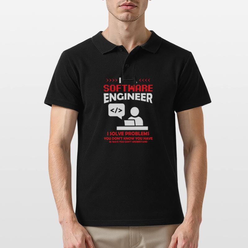 I'm a Software Engineer Software Developer Männer Poloshirt