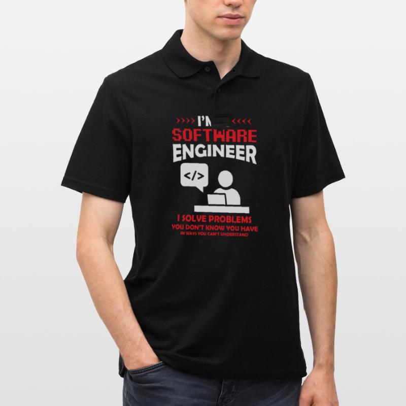 I'm a Software Engineer Software Developer Männer Poloshirt