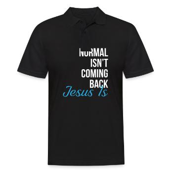jesus Design pour un jésus et les passionnés de religion - Polo Homme - noir - Devant - Kai (181cm)