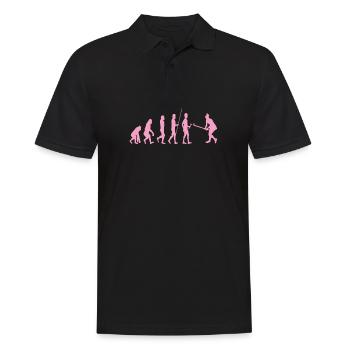 Field Hockey Evolution - Men's Polo Shirt - black - Front - Kai (181cm)