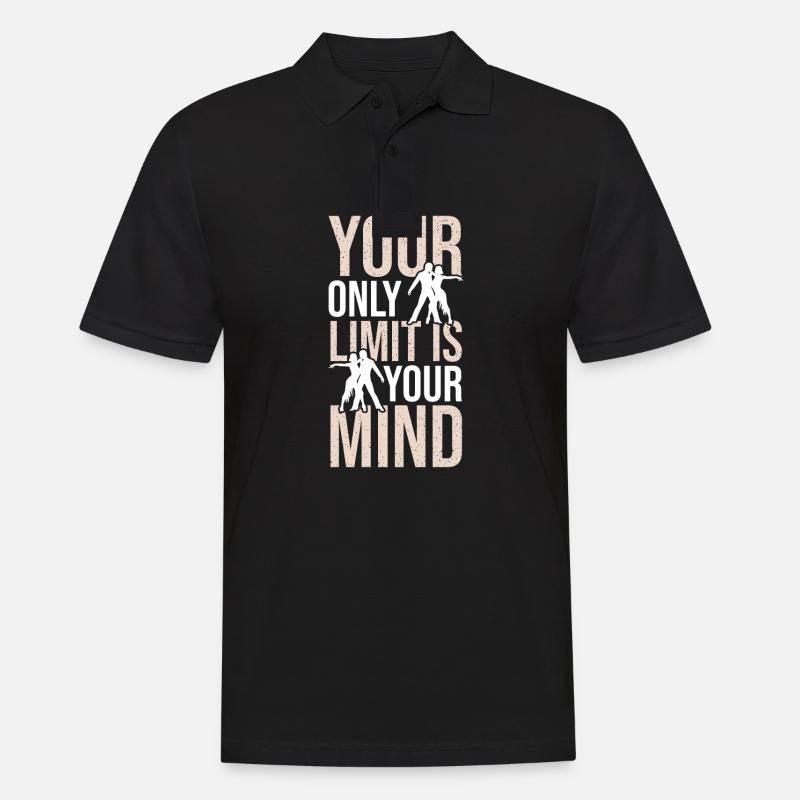 Votre seule limite est sur votre Danse Salsa - Polo Homme - noir