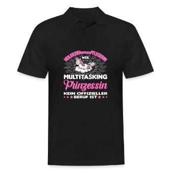 Heilerziehungspfleger Heilerziehungspflege hep - Männer Poloshirt - Schwarz - Vorne - Kai (181cm)