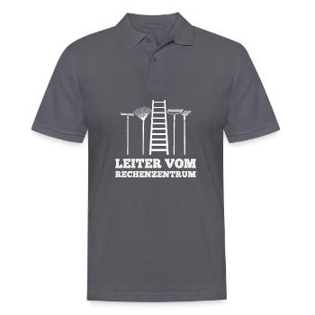 Leiter vom Rechenzentrum Gärtner Garten Gärtnerei - Männer Poloshirt - Anthrazit - Vorne - Nico (186cm)