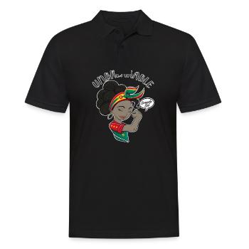 Grenada Girl Unbreakable I Grenada Heritage I - Men's Polo Shirt - black - Front - Kai (181cm)