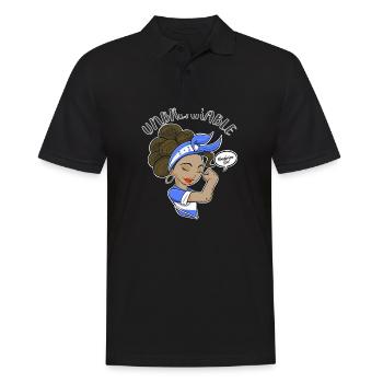 Hondurian Girl Unbreakable Hondurian Heritage - Men's Polo Shirt - black - Front - Kai (181cm)