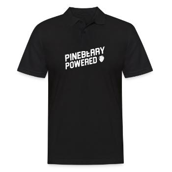 PINEBERRY - Männer Poloshirt - Schwarz - Vorne - Kai (181cm)