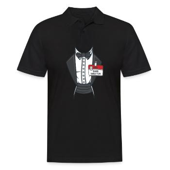 Directeur du groupe Costumes Art - Polo Homme - noir - Devant - Kai (181cm)