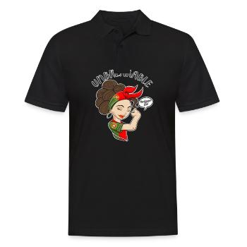Portugese Girl Unbreakable Portugese Heritage - Männer Poloshirt - Schwarz - Vorne - Kai (181cm)
