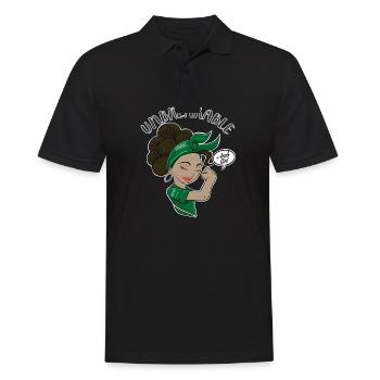 Fille arabe incassable I Héritage arabe I Saoudien - Polo Homme - noir - Devant - Kai (181cm)
