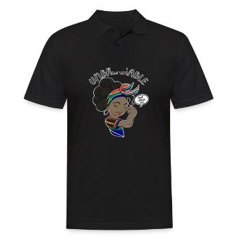 Fille sud-africaine Incassable I Heritage South - Polo Homme - noir - Devant - Kai (181cm)