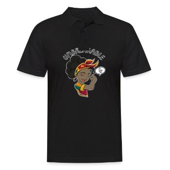 Sri Lanka Girl Unbreakable Sri Lanka Heritage Sri - Männer Poloshirt - Schwarz - Vorne - Kai (181cm)