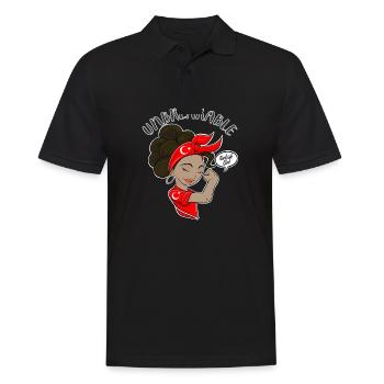 Turkish Girl Unbreakable I Turkish Heritage I - Männer Poloshirt - Schwarz - Vorne - Kai (181cm)