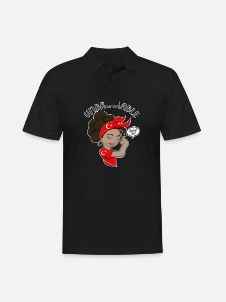 Tyrkisk Pige Ubrydelig I Tyrkisk arv I - Herre poloshirt - sort