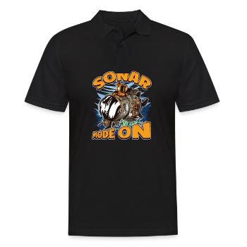 Sonar Mode On Future Marine Biologist - Men's Polo Shirt - black - Front - Kai (181cm)