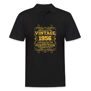 Vintage 1956 Édition Limitée Originale - Polo Homme - noir - Devant - Kai (181cm)