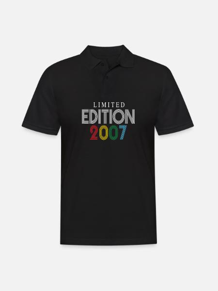 Limited Edition 2007 - Männer Poloshirt - Schwarz