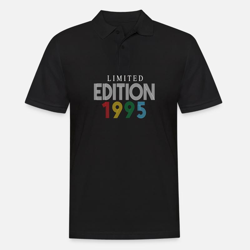 Limited Edition 1995 - Männer Poloshirt - Schwarz
