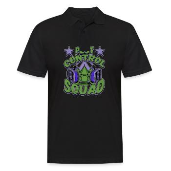 Pest Control Squad Design for a Bug Killer - Männer Poloshirt - Schwarz - Vorne - Kai (181cm)