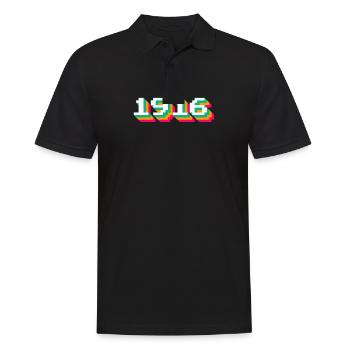 one thousand nine hundred sixteen - Männer Poloshirt - Schwarz - Vorne - Kai (181cm)