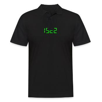 1922 Digital Clock One Thousand Nine Hundred Twent - Männer Poloshirt - Schwarz - Vorne - Kai (181cm)