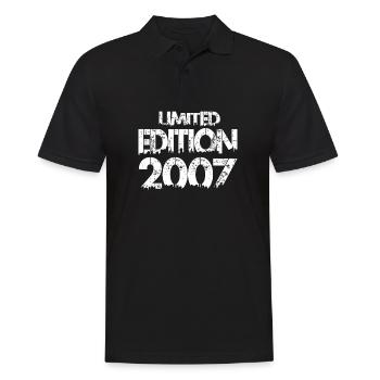 Limited Edition 2007 - Männer Poloshirt - Schwarz - Vorne - Kai (181cm)