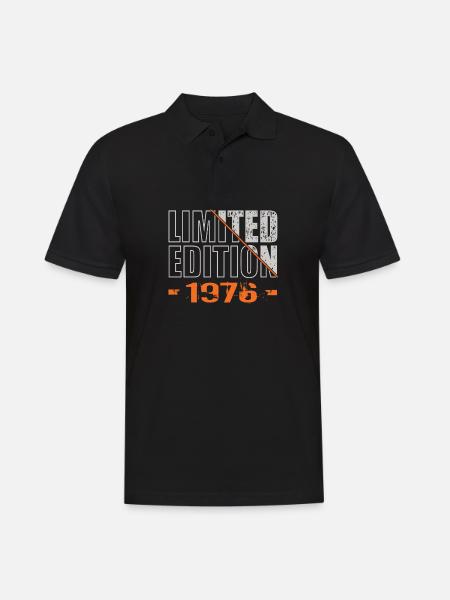 Limited Edition 1976 - Männer Poloshirt - Schwarz