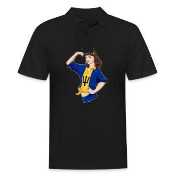 Barbados Girl Unbreakable I Patrimoine de la Barbade - Polo Homme - noir - Devant - Kai (181cm)