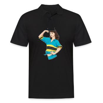 Bahamas Girl Unbreakable I Bahamas Heritage I - Polo Homme - noir - Devant - Kai (181cm)