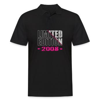 Limited Edition 2008 - Männer Poloshirt - Schwarz - Vorne - Kai (181cm)
