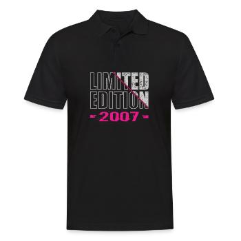 Limited Edition 2007 - Männer Poloshirt - Schwarz - Vorne - Kai (181cm)