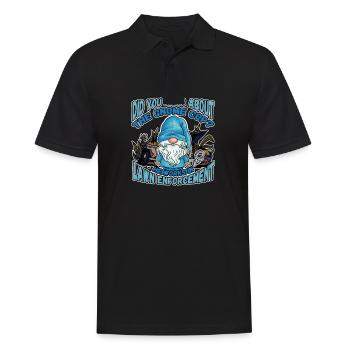 Conception de l’application de la loi pour un agent de police - Polo Homme - noir - Devant - Kai (181cm)