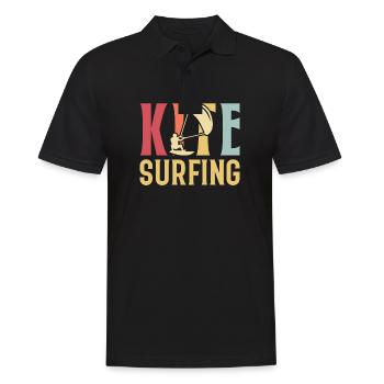 Le kitesurf est ma thérapie - Kitesurf - Polo Homme - noir - Devant - Kai (181cm)