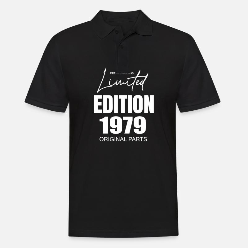 Limited Edition 1979 - Männer Poloshirt - Schwarz
