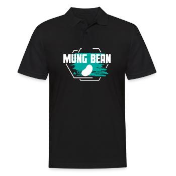 Mung Bean Modern Edition - Männer Poloshirt - Schwarz - Vorne - Kai (181cm)