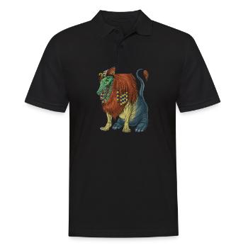 Mythologie égyptienne Divinité Ammit - Polo Homme - noir - Devant - Kai (181cm)