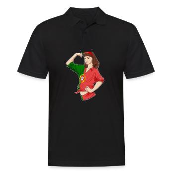 Fille portugaise Unbreakable Héritage portugais - Polo Homme - noir - Devant - Kai (181cm)