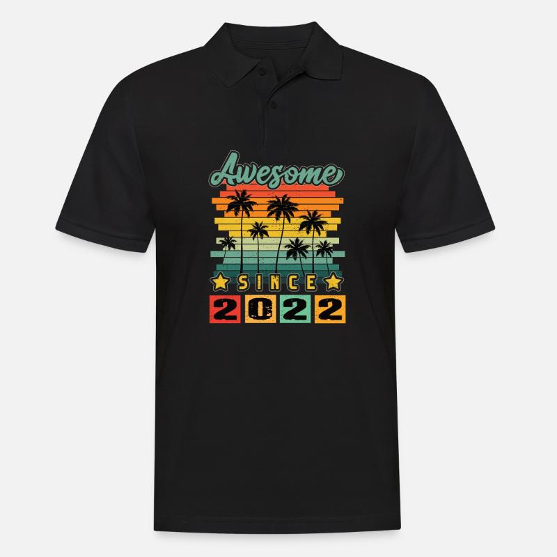 Awesome Since 2022 - Männer Poloshirt - Schwarz