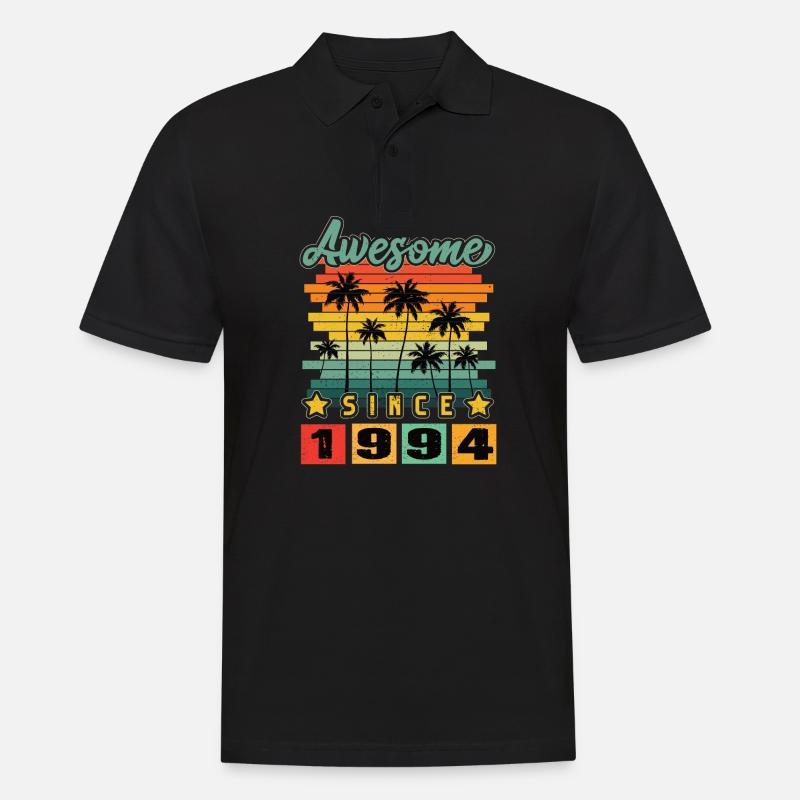 Awesome Since 1994 - Männer Poloshirt - Schwarz
