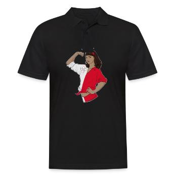 Fille maltaise incassable I Héritage maltais I - Polo Homme - noir - Devant - Kai (181cm)