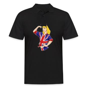 Deutsch Girl Unbreakable I Heritage United - Polo Homme - noir - Devant - Kai (181cm)