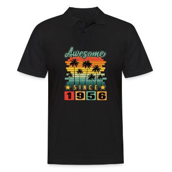 Génial depuis 1956 - Polo Homme - noir - Devant - Kai (181cm)