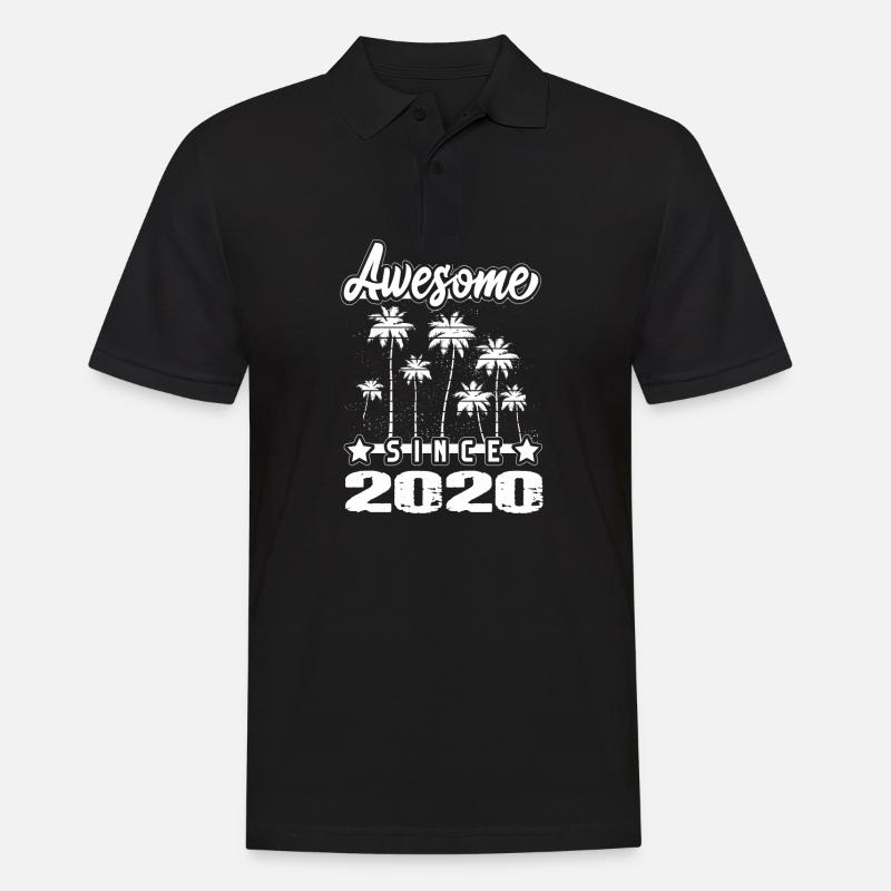 Awesome Since 2020 - Männer Poloshirt - Schwarz