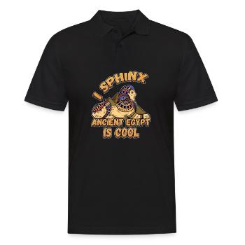 Conception de la mythologie égyptienne pour un fan de l’Égypte ancienne - Polo Homme - noir - Devant - Kai (181cm)