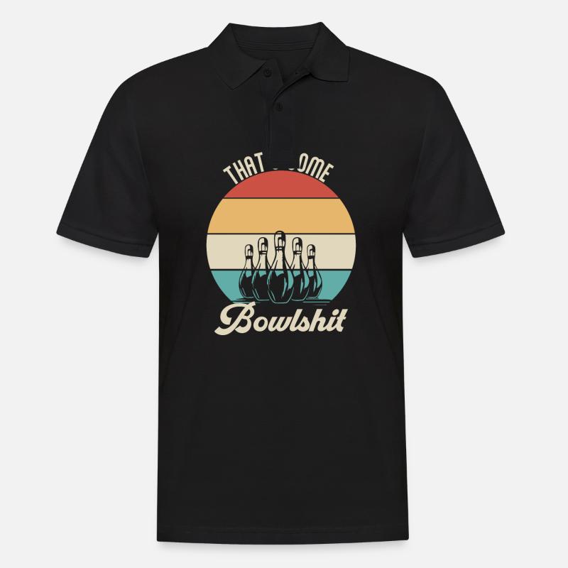 Bowling-Problem - Männer Poloshirt - Schwarz