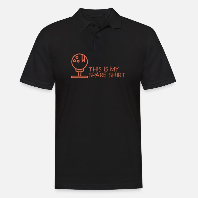 Ersatzticker - Männer Poloshirt - Schwarz