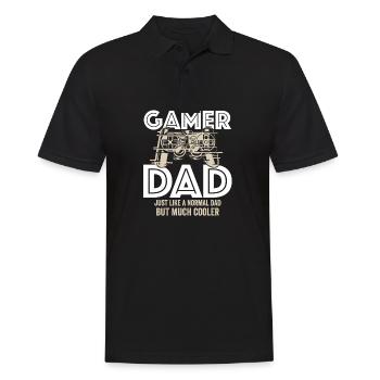 I'm A Gamer Dad Just Like A Normal Dad - Polo Homme - noir - Devant - Kai (181cm)