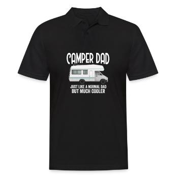 I'm A Camper Dad Loves Camping Caravan Trailer - Polo Homme - noir - Devant - Kai (181cm)